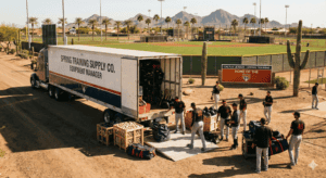 Spring training truck